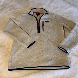 Men’s Patagonia half zip retro pile Sherpa